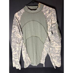 Massif Camo Pullover Military Combat Shirt Mens XL Padded